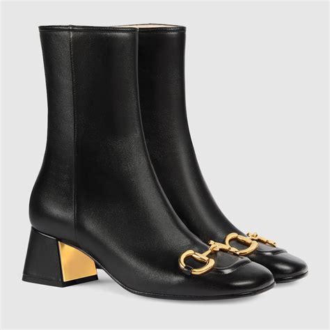 horsebit boots gucci|gucci heeled ankle boots.